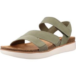 Sandały SKECHERS 163252S Zielony. Zielone sandały Skechers, bez wzorów, z syntetyku, bez obcasa, bez zapięcia. Za 229.99 zł.