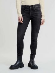 G-Star Dżinsy - Skinny fit - w kolorze ciemnoszarym rozmiar: W26/L32. Szare jeansy G-Star, l, z aplikacjami. Za 140.86 zł.
