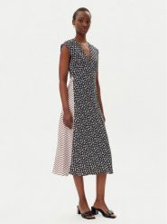 Marella Sukienka letnia Scopa 2513221362200 Czarny Regular Fit. Czarne sukienki Marella, na lato, bez wzorów, z wiskozy, bez kołnierzyka, bez ramiączek. Za 759.99 zł.