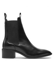 Gant Sztyblety St Broomly 29551700 Czarny. Czarne botki GANT, bez wzorów, ze skóry, bez obcasa, na płaskiej podeszwie, bez zapięcia. Za 539.99 zł.