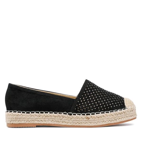 Espadryle Jenny Fairy. Czarne espadryle Jenny Fairy, bez wzorów, bez obcasa, bez zapięcia. Za 89.99 zł.