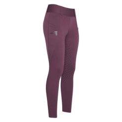 Damskie legginsy jeździeckie z pełną przyczepnością Easy Rider Don. Czerwone legginsy EASY RIDER, bez wzorów, z podwyższonym stanem. Za 444.50 zł.