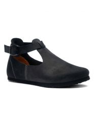 Comfortfusse Skórzane baleriny w kolorze czarnym rozmiar: 37. Czarne baleriny Comfortfüße, bez wzorów, z nubiku, bez obcasa. Za 180.49 zł.