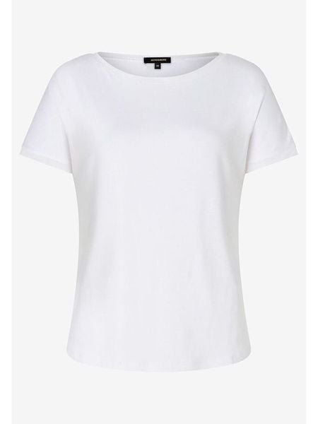 More & More Koszulka w kolorze białym rozmiar: 46. Białe bluzki More & More, s, bez wzorów, z wiskozy, klasyczne, bez kołnierzyka, bez ramiączek. Za 39.99 zł.