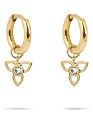 Tamaris Kolczyki-kreole z cyrkoniami rozmiar: onesize. Żółte kolczyki Tamaris, z cyrkonią, ze stali. Za 108.99 zł.