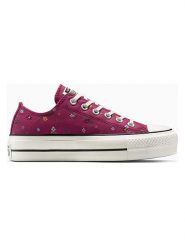 Converse Sneakersy "Chuck Taylor All Star Lift Platform" w kolorze bordowym rozmiar: 41. Czerwone trampki Converse, bez wzorów, bez zapięcia. Za 259.95 zł.
