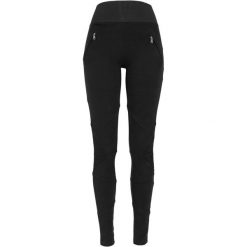 Legginsy Damskie Interlock Z Wysoką Talią. Czarne legginsy Urban Classics, xl, bez wzorów. Za 131.99 zł.