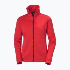 Bluza żeglarska damska Helly Hansen W Crew Fleece. Czerwone bluzy sportowe Helly Hansen, l, bez wzorów, bez kaptura. Za 439.99 zł.