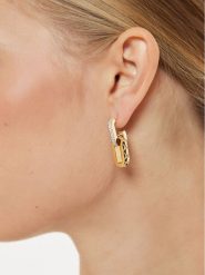 Guess Kolczyk JUBE0458 2JW Złoty. Żółte kolczyki Guess, metalowe. Za 249.99 zł.