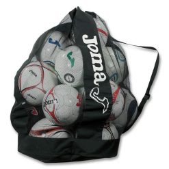Torba na 14 balonów Joma. Czarne torby na ramię Joma, bez wzorów, z materiału, sportowe, na ramię, duże, bez dodatków. Za 260.50 zł.