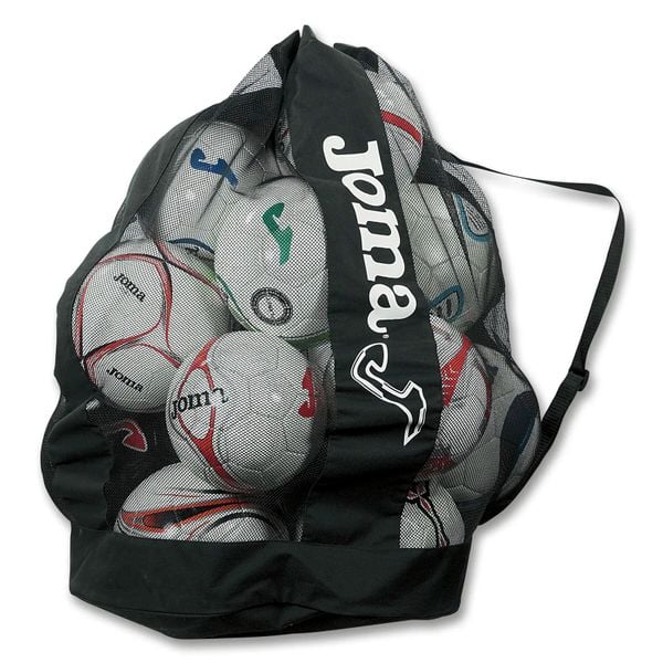 Torba na piłki Joma. Czarne torby na ramię Joma, bez wzorów, z materiału, sportowe, na ramię, duże, bez dodatków. Za 220.00 zł.