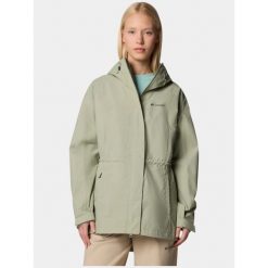 Płaszcz przeciwdeszczowy damski Columbia Hikebound II Long. Zielone płaszcze Columbia, s, bez wzorów, bez kaptura. Za 689.00 zł.