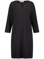 Gerry Weber Sukienka w kolorze czarnym rozmiar: 36. Czarne sukienki Gerry Weber, na co dzień, bez wzorów, bez kołnierzyka, bez ramiączek, midi, proste. Za 153.71 zł.