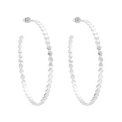 Kolczyki kółka Snake 6 cm, posrebrzane. Żółte kolczyki Lilou, posrebrzane. Za 239.00 zł.