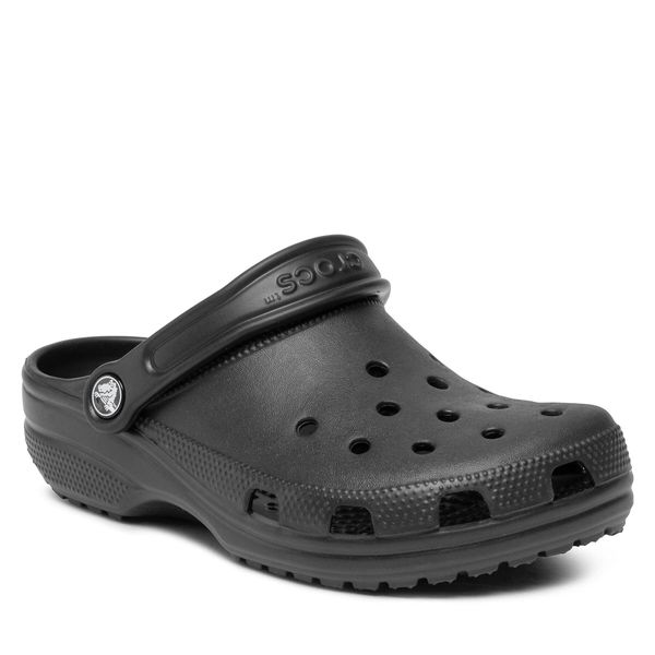 Klapki Crocs. Czarne klapki Crocs, bez wzorów, bez obcasa. Za 169.99 zł.