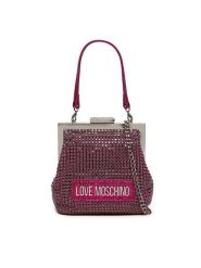 LOVE MOSCHINO Torebka JC4043PP1LLP162A Różowy. Czerwone torebki klasyczne Love Moschino, bez wzorów, z materiału, bez dodatków. Za 479.99 zł.