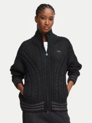 Adidas Kardigan Cable Knit Firebrid Track Top KT2289 Czarny Regular Fit. Czarne kardigany Adidas, m, bez wzorów, z syntetyku. Za 599.99 zł.