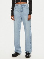 Patrizia Pepe Jeansy 8P0692/D1WZB-CA49 Niebieski Regular Fit. Niebieskie jeansy Patrizia Pepe, bez wzorów. Za 519.99 zł.