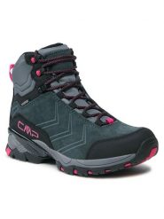 CMP Trekkingi Melnick Mid Wmn 3Q18586 Szary. Szare trekkingi CMP, ze skóry, trekkingowe. Za 349.99 zł.