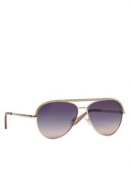 Guess Okulary przeciwsłoneczne GU00271 Złoty. Żółte okulary przeciwsłoneczne Guess, z aplikacjami. Za 659.99 zł.