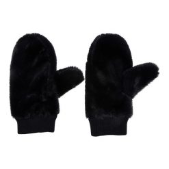 Rękawice Unisex Dla Dorosłych Polar Pluszowy. Czarne rękawiczki Urban Classics, bez wzorów, z polaru, sportowe. Za 64.99 zł.