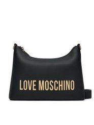 LOVE MOSCHINO Torebka JC4025PP1LKD0000 Czarny. Czarne listonoszki Love Moschino, bez wzorów, ze skóry, bez dodatków. Za 759.99 zł.