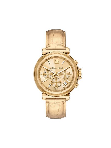 Michael Kors Zegarek Maren MK7508 Złoty. Żółte, analogowe zegarki Michael Kors, złote. Za 1,269.00 zł.