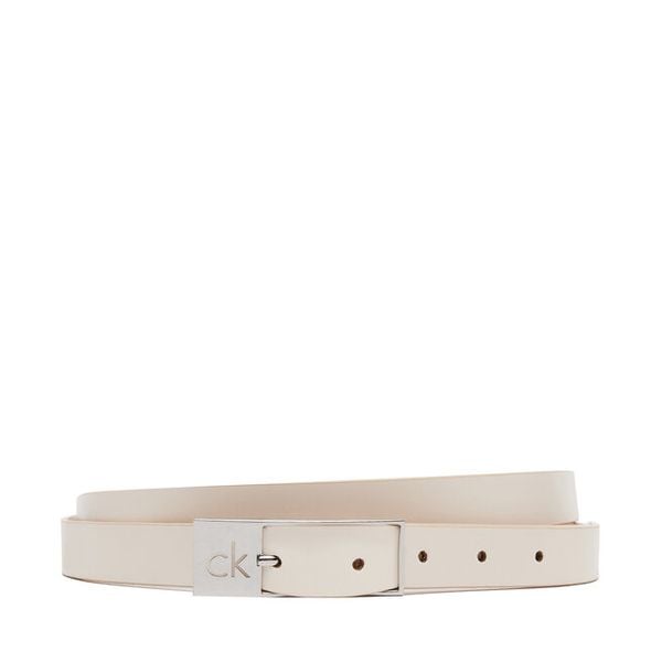 Pasek Calvin Klein. Białe paski Calvin Klein, bez wzorów. Za 114.99 zł.