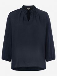 More & More Bluzka w kolorze granatowym rozmiar: 36. Niebieskie bluzki More & More, bez wzorów, bez kołnierzyka, bez ramiączek. Za 56.99 zł.