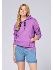Chiemsee Bluza "Vanula" w kolorze fioletowym rozmiar: M. Różowe bluzy Chiemsee, m, bez wzorów, z kapturem. Za 136.45 zł.