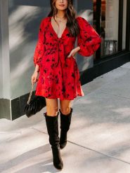 LA Angels Sukienka w kolorze czerwono-czarnym rozmiar: S. Czarne sukienki LA Angels, s, bez wzorów, bez kołnierzyka, bez ramiączek, maxi. Za 126.99 zł.