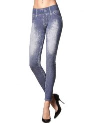 Jeensy Legginsy w kolorze niebieskim rozmiar: L/XL. Niebieskie legginsy Jeensy, l, bez wzorów. Za 66.16 zł.