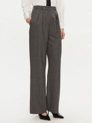 Simona Corsellini Spodnie materiałowe A24CPPA014 Szary Wide Leg. Szare spodnie materiałowe SIMONA CORSELLINI, bez wzorów, z materiału. Za 609.99 zł.