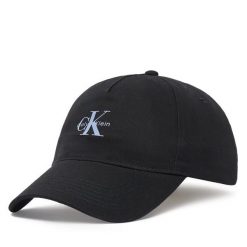 Czapka z daszkiem Calvin Klein. Czarne czapki Calvin Klein, bez wzorów. Za 129.99 zł.