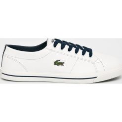 Lacoste - Buty Riberac 119 2. Białe obuwie sportowe Lacoste, z gumy, bez zapięcia. W wyprzedaży za 239.90 zł.