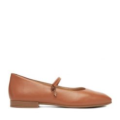 Baleriny Lasocki. Brązowe baleriny Lasocki, bez wzorów, bez obcasa. Za 169.99 zł.