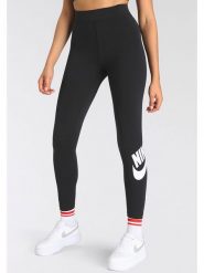 Nike Sportswear Legginsy w kolorze czarnym rozmiar: S. Czarne legginsy Nike Sportswear, s, bez wzorów, z podwyższonym stanem. Za 187.45 zł.