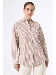 Garcia Koszula w kolorze jasnobrązowym rozmiar: S. Brązowe koszule Garcia, s, bez wzorów, z bawełny, bez kołnierzyka, bez ramiączek. Za 104.99 zł.