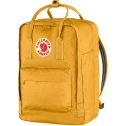 Plecak sportowo-turystyczny Kanken 18l. Żółte plecaki Fjällräven, bez wzorów. Za 450.99 zł.