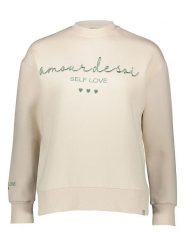 Eight2Nine Bluza w kolorze kremowym rozmiar: XL. Brązowe bluzy Eight2Nine, xl, bez wzorów, bez kaptura. Za 83.42 zł.