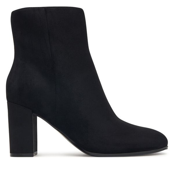 Botki Guess. Czarne botki Guess, z aplikacjami, bez obcasa, na słupku, bez zapięcia. Za 544.99 zł.