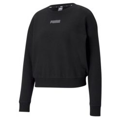 Bluza sportowa damska Puma Modern Basics Crew TR. Czarne bluzy Puma, xl, bez wzorów, bez kaptura. Za 149.00 zł.