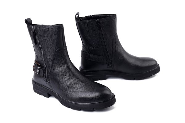 TAMARIS 1-25421-45 001 M2542145 black, botki damskie. Czarne botki Tamaris, bez wzorów, z polaru, bez obcasa, na obcasie, bez zapięcia. Za 347.91 zł.