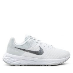 Buty do biegania Nike. Białe obuwie sportowe Nike, bez zapięcia, do biegania, Nike Revolution. Za 299.99 zł.