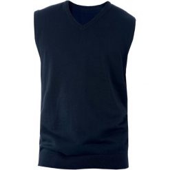 Pull Col V Kariban Sans Manche. Niebieskie swetry KARIBAN, na zimę, bez wzorów, z bawełny, bez ramiączek. Za 179.00 zł.