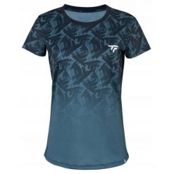 Koszulka T-Shirt tenisowa damska Tecnifibre X-Loop Tee. Niebieskie koszulki sportowe TECNIFIBRE, bez wzorów, bez ramiączek, tenisowe. Za 212.75 zł.