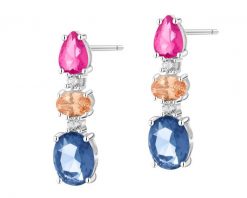 Kolczyki srebrne z cyrkoniami. Szare kolczyki Apart, z cyrkonią, srebrne. Za 199.00 zł.