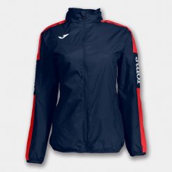 Damska kurtka przeciwdeszczowa Joma Champion Ship IV - Navy/Czerwony, XL. Czerwone kurtki sportowe Joma, xl, bez wzorów, bez kaptura. Za 169.99 zł.