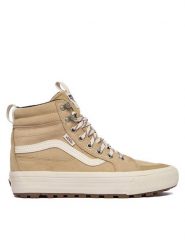 Vans Tenisówki MTE Sk8-Hi Waterproof Insulated VN000DAQTWH1 Beżowy. Brązowe trampki Vans, bez wzorów, z materiału, bez zapięcia. Za 529.99 zł.