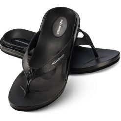 Klapki basenowe damskie Aqua Speed Solea. Czarne klapki Aqua-Speed, bez wzorów, bez obcasa. Za 61.90 zł.
